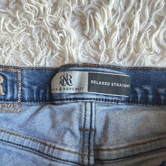 Rock & Republic Relaxed Straight Leg Jeans 30x30 - Picture 6 of 6